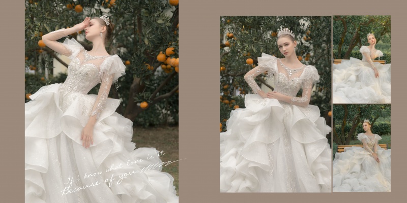 台中婚紗禮服設計 帝芬妮婚紗攝影 橙花覓境：新一季的婚紗禮服設計美學與靈感